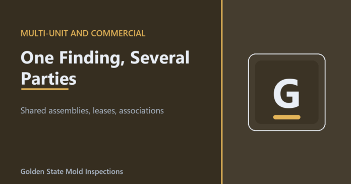 Mold in Commercial and Multi-Unit Buildings Commercial Mold, Multi-Unit Buildings, Mold Inspection